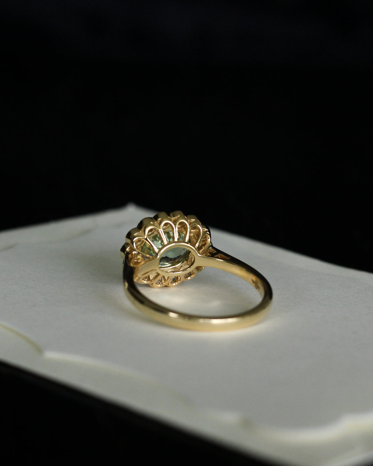 Green Tourmaline ring