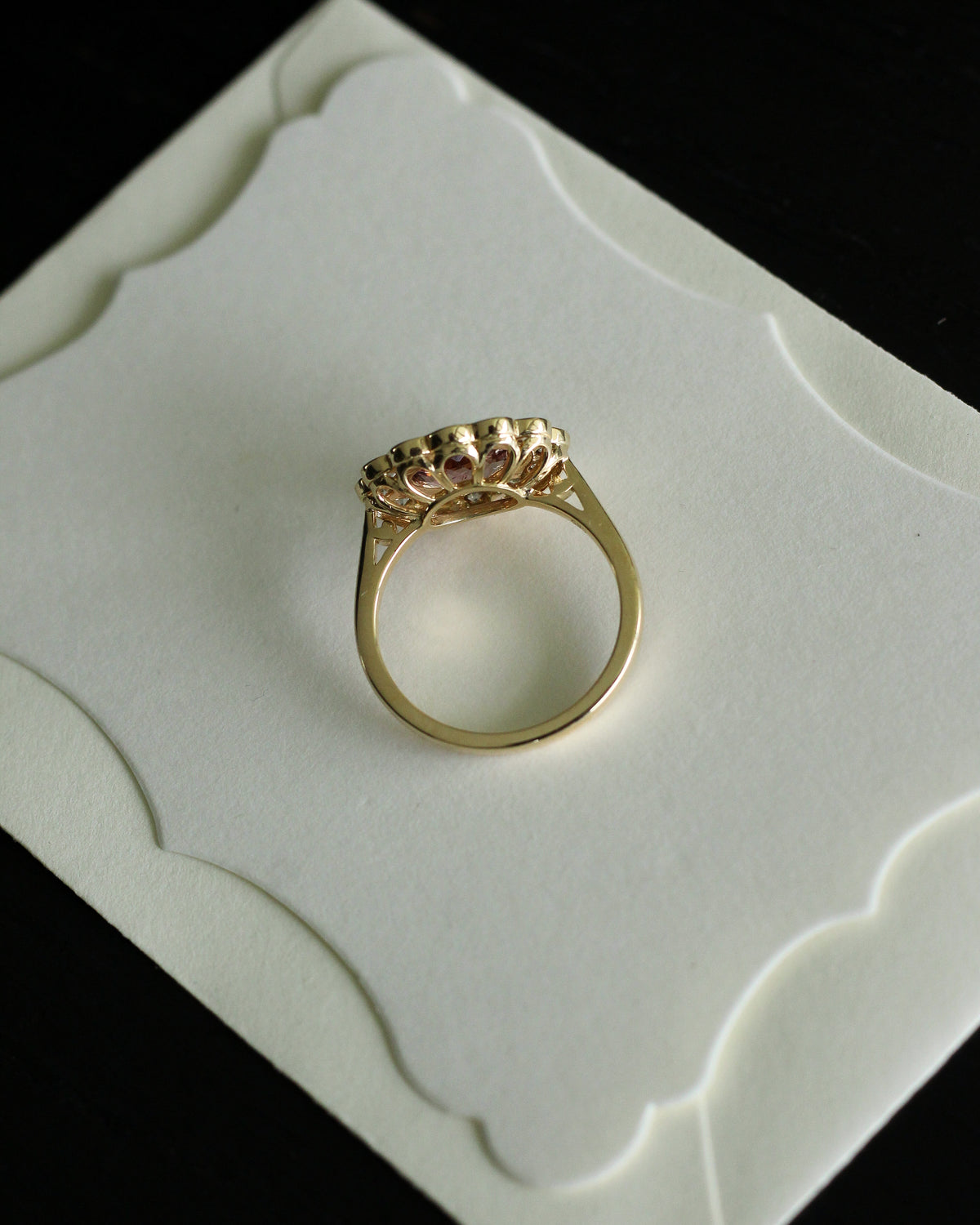 Pink Tourmaline ring