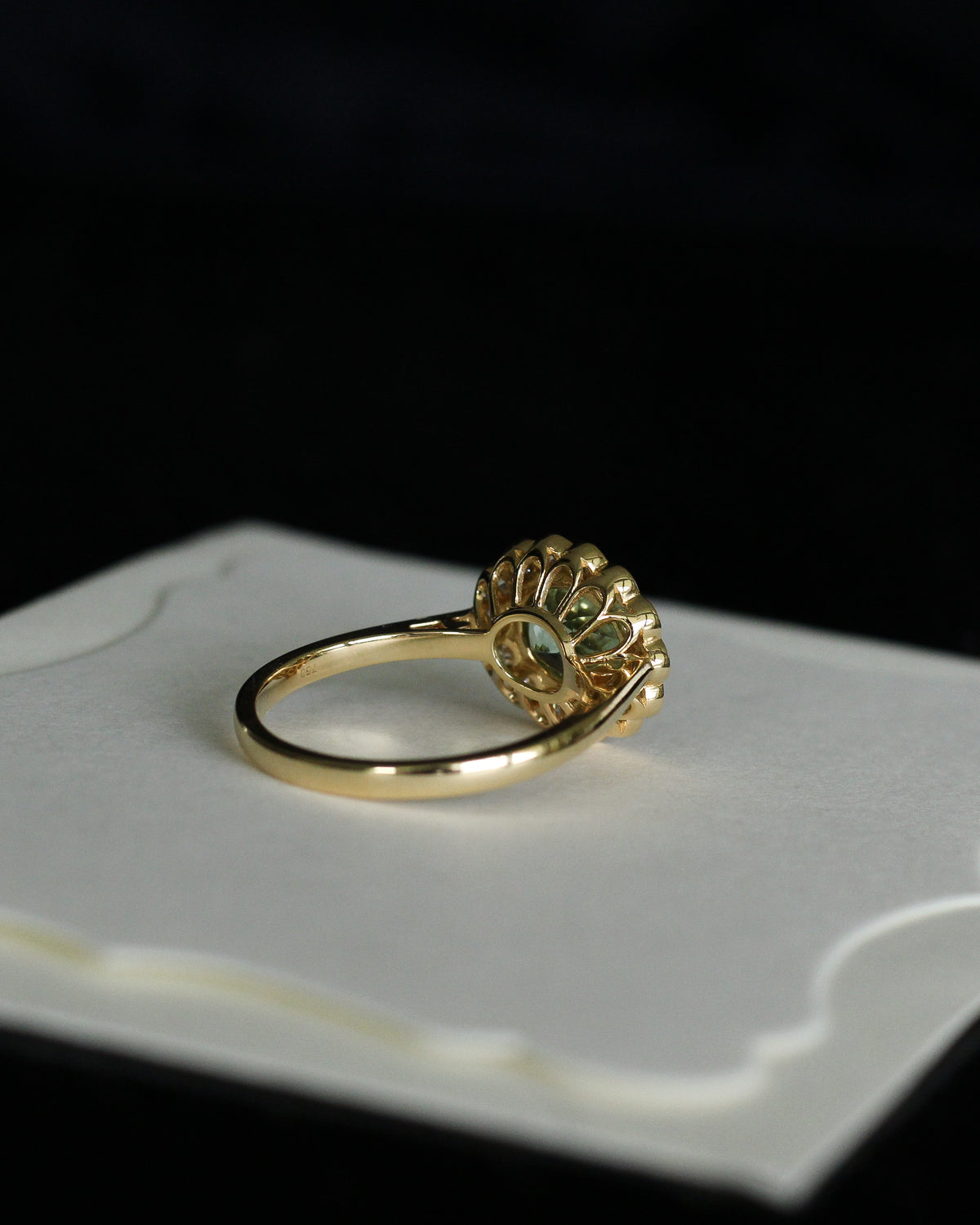 Green Tourmaline ring
