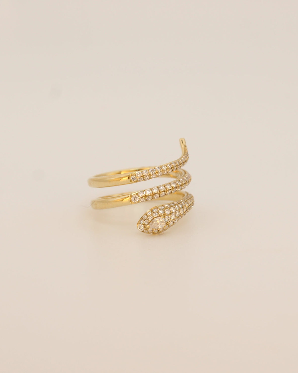Three coil Serpent ring